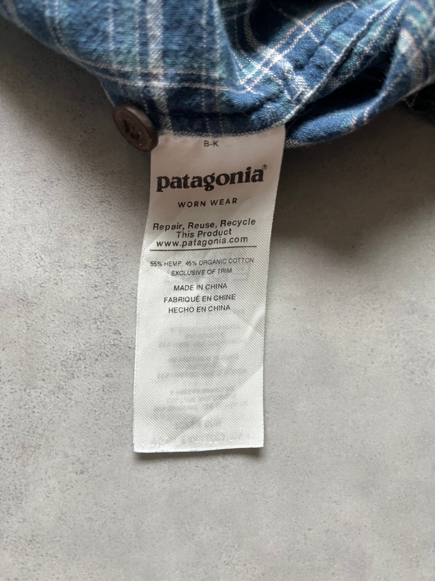 10's PATAGONIA「Back Step Shirt」チェックシャツ