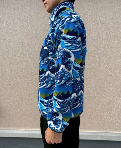 10's PATAGONIA「神奈川沖浪裏」SYNCHILLA Snap-T フリースプルオーバー