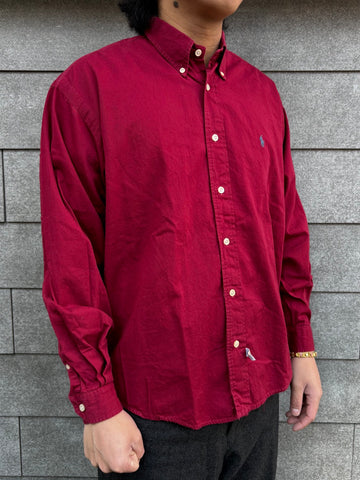 90's POLO by RALPH LAUREN USA製 コットンシャツ