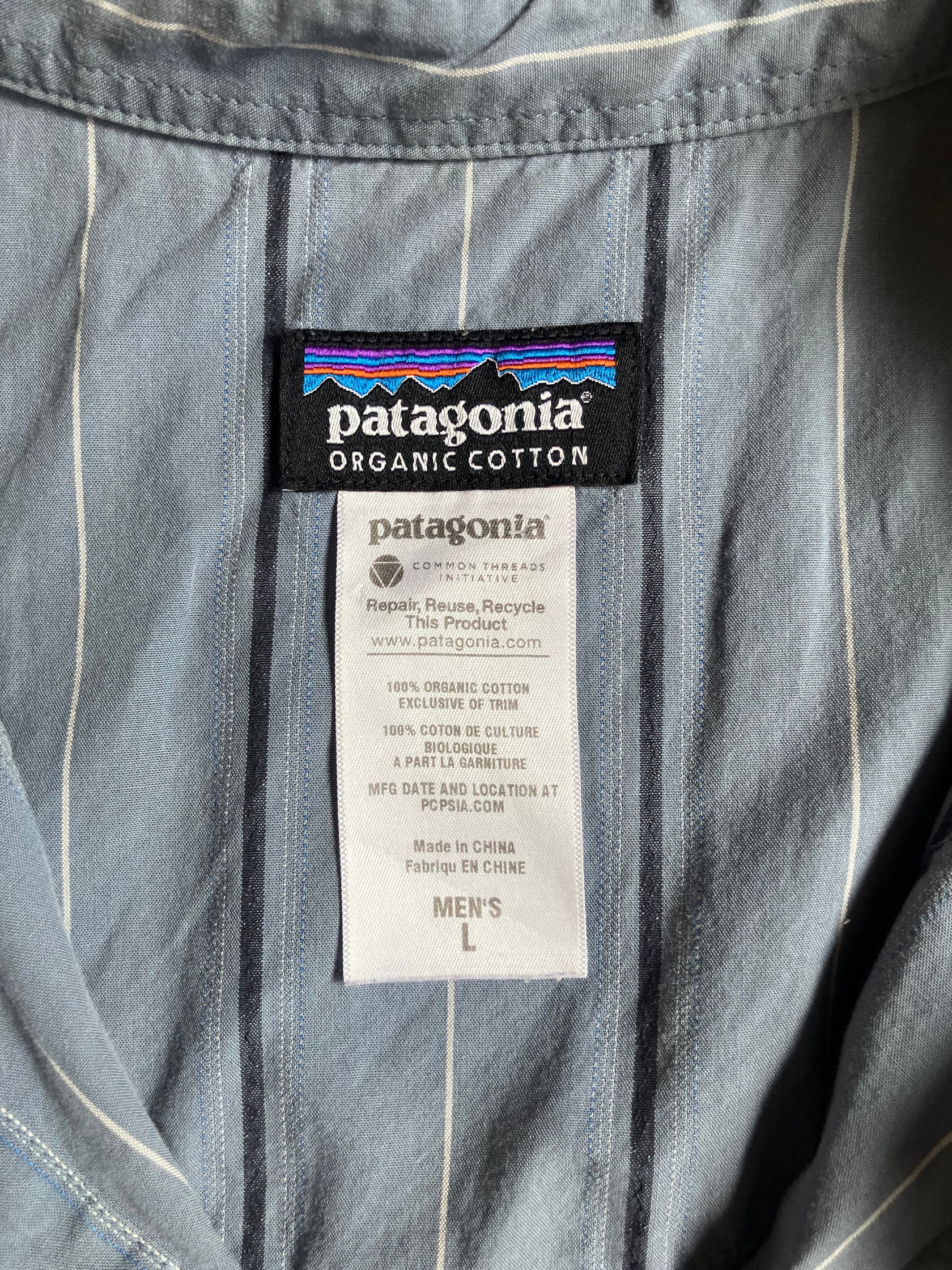 10's PATAGONIA「Organic Cotton」ウエスタンシャツ