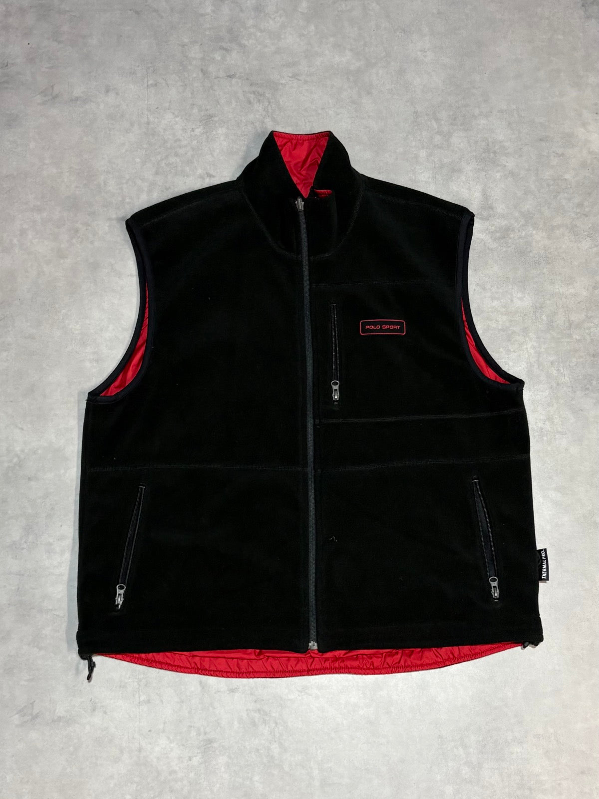 90's Polo Sport「POLATEC」リバーシブルベスト
