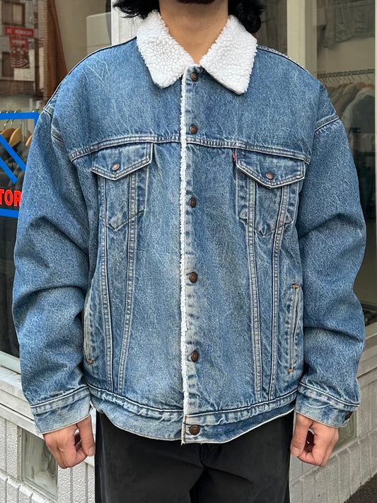90's LEVI’S「70609-0216」デニムボアジャケット