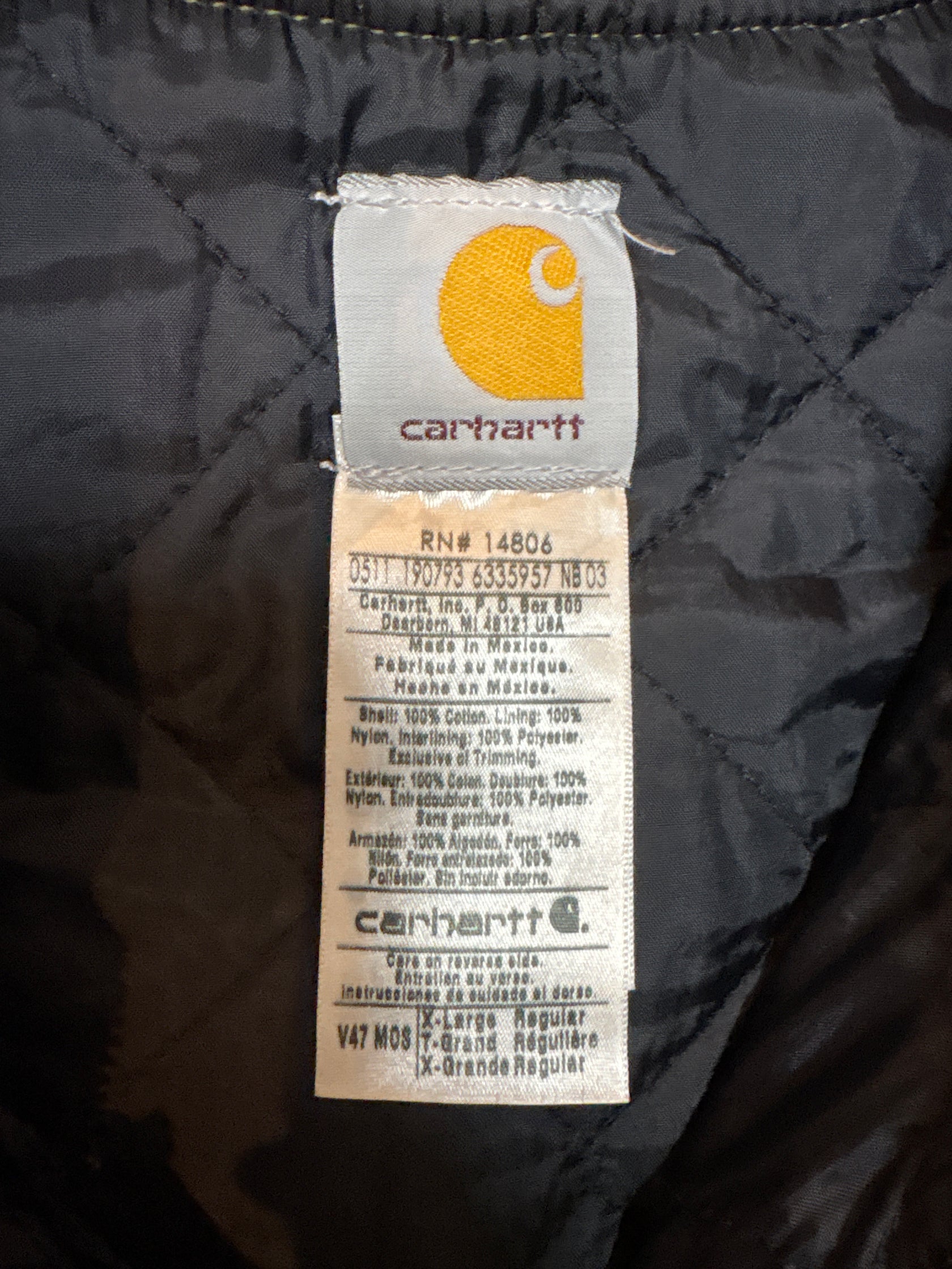 00's「carhartt」ダックベスト