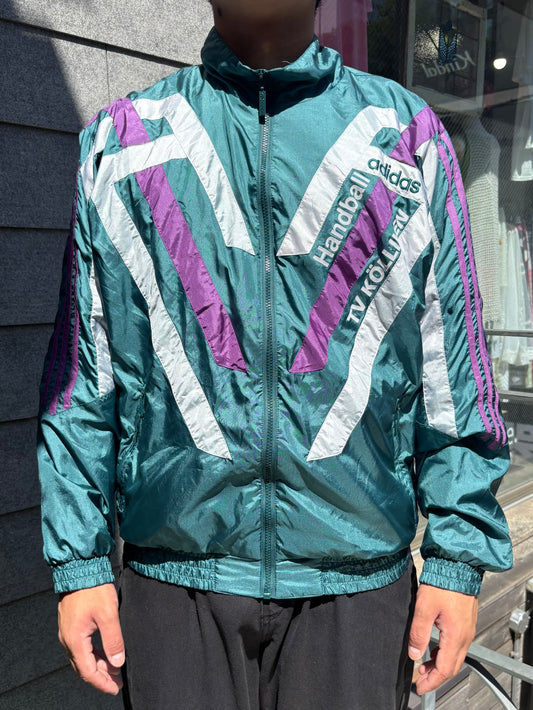 90's adidas「handball team」ナイロンジャケット