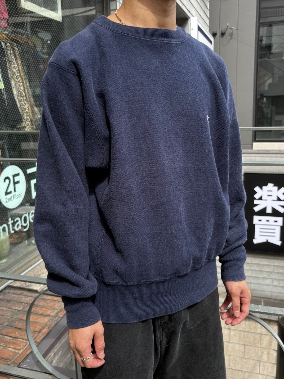 80's Champion「Reverse Weave」USA製 ワンポイントスウェット