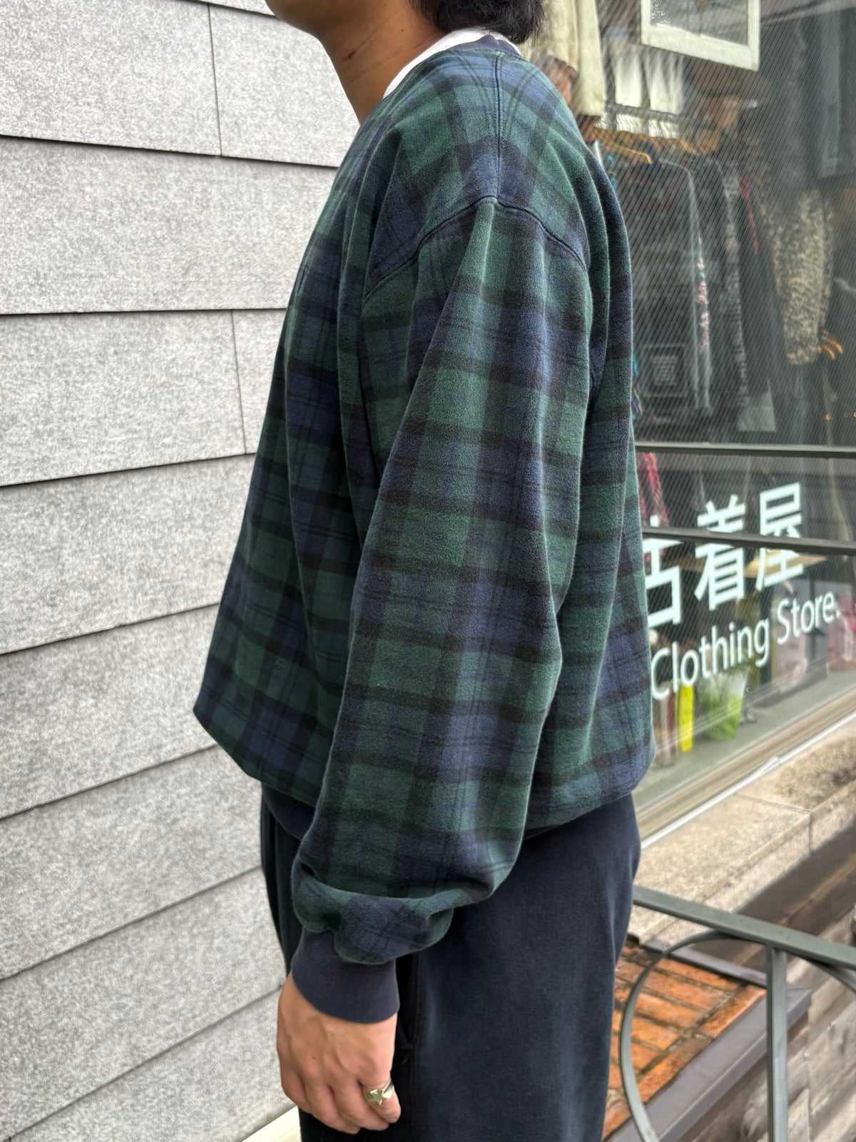 90's POLO GOLF「Blackwatch」スウェット