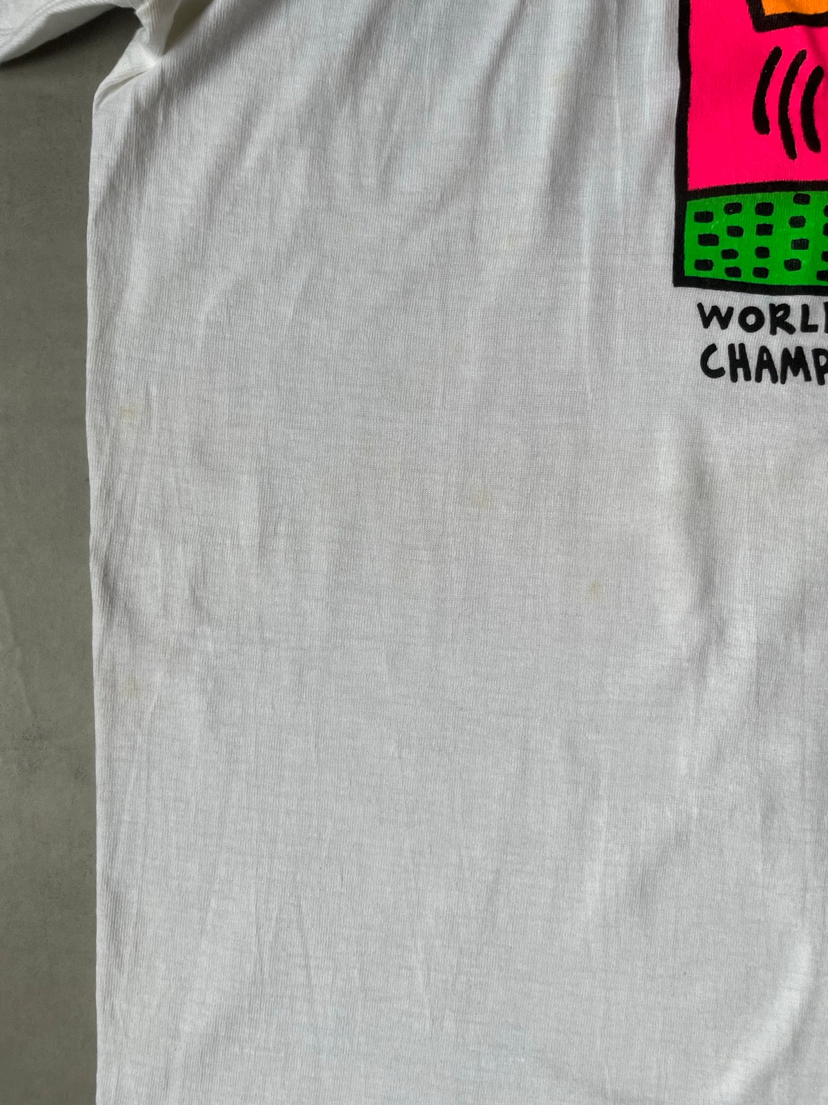 90's「Swatch World Breakdance Championship」グラフィックTシャツ