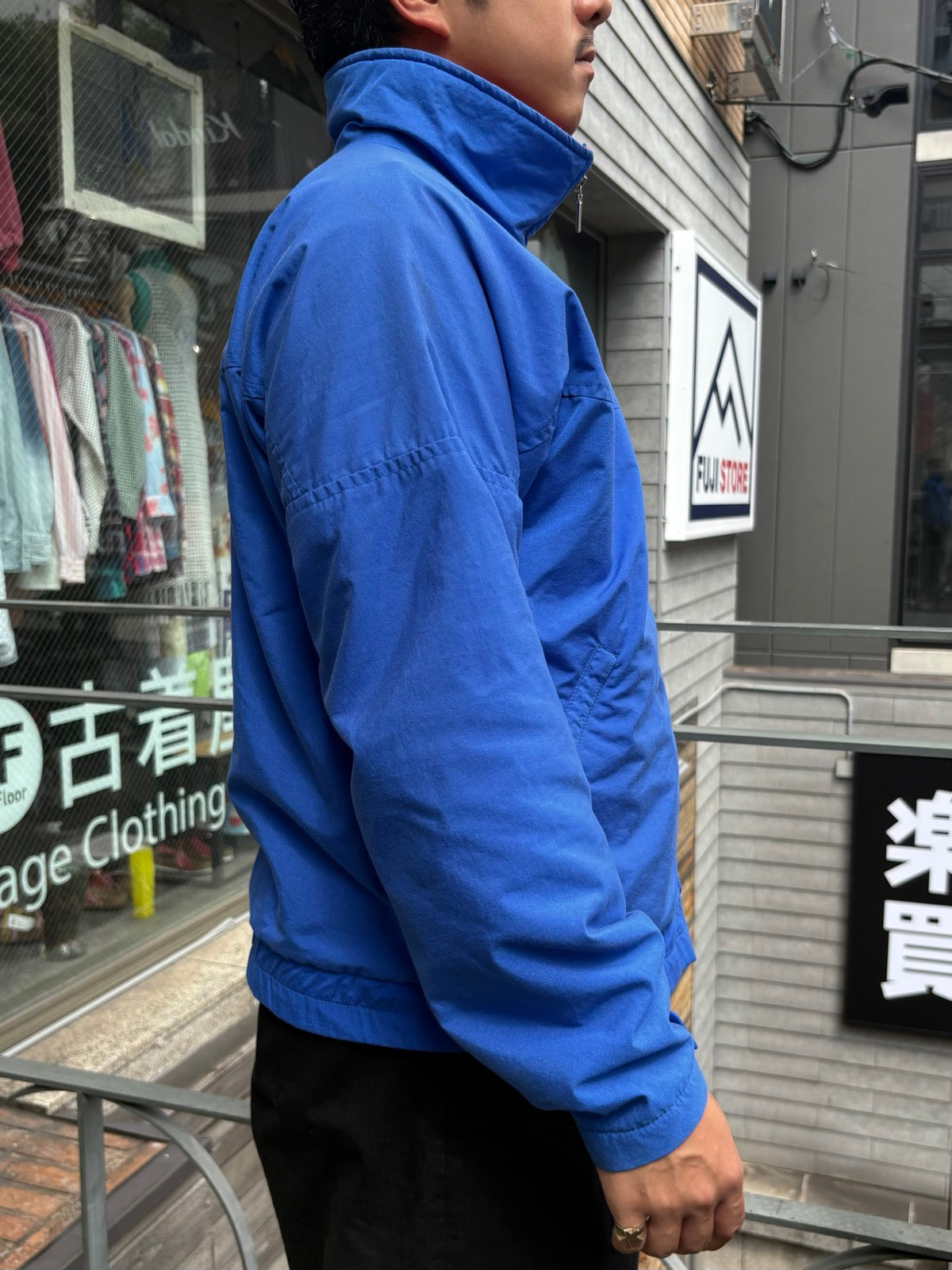 90's The North Face 「Windy Pass」ナイロンフリースジャケット