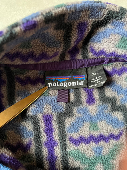 90’s PATAGONIA 「Synchilla Snap-T」フリースプルオーバー　USA製