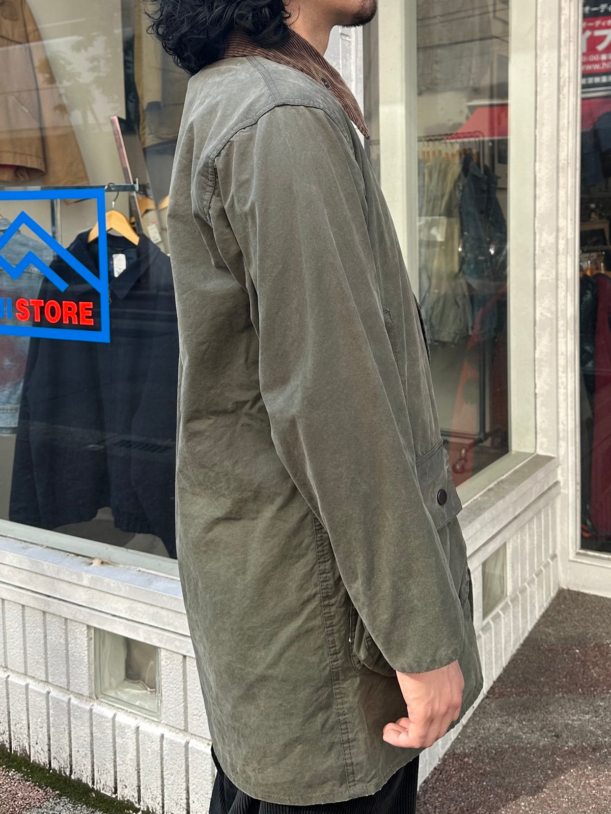 00's BARBOUR 「BORDER」オイルドジャケット　