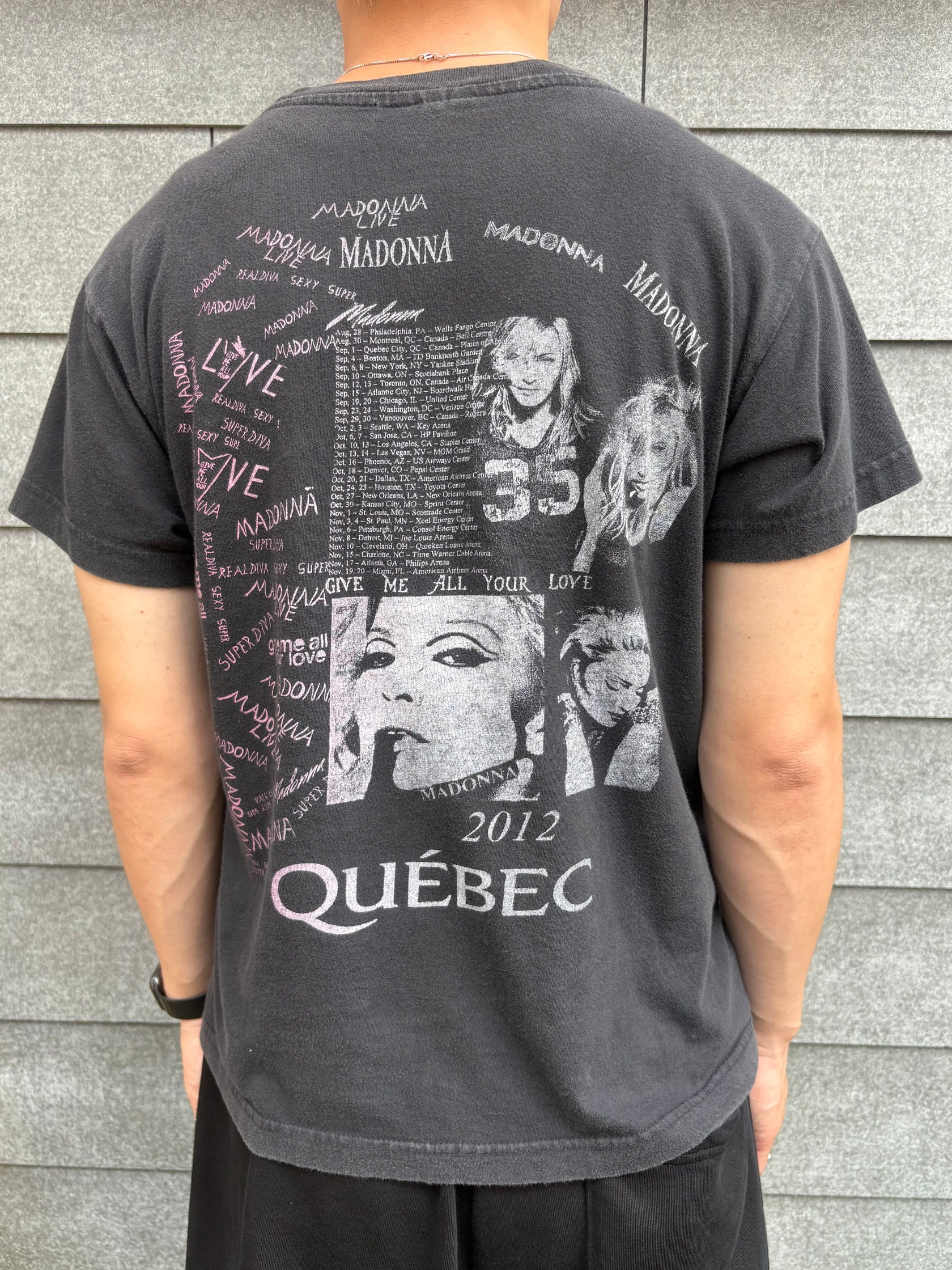 00's Madonna「MDNA Tour 2012」ツアーTシャツ