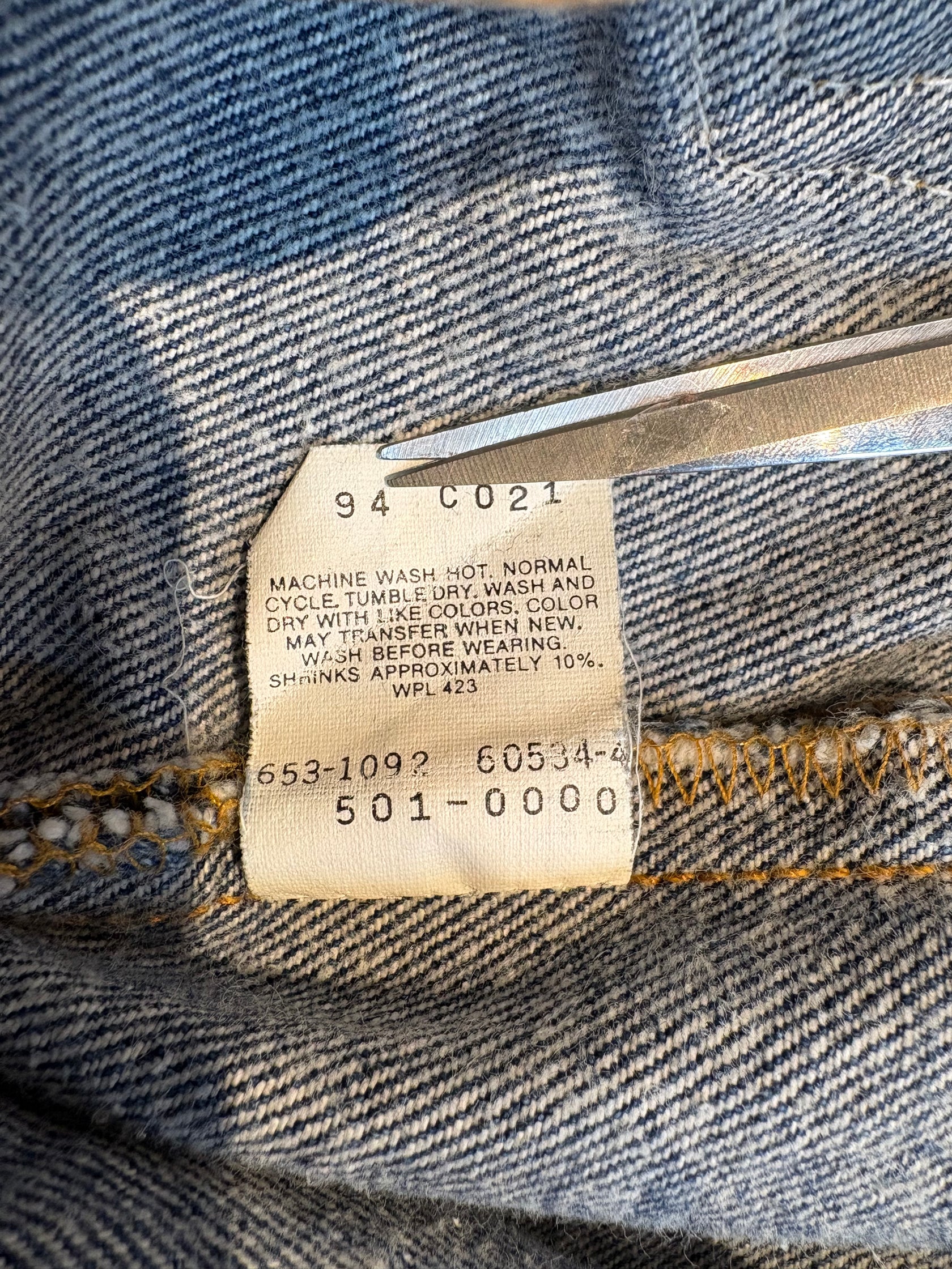 90's LEVI'S「501」USA製 デニムパンツ