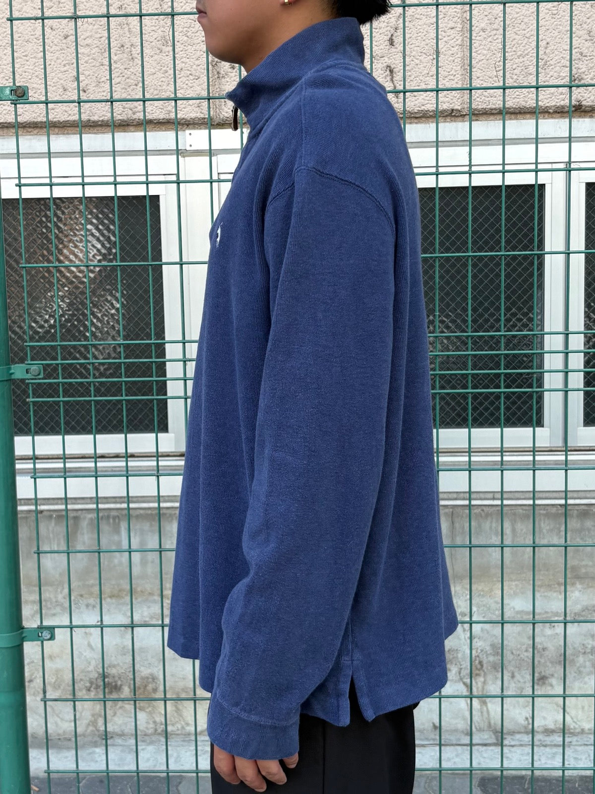 90's POLO BY RALPH LAUREN ハーフジップニット