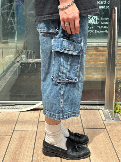 00's 「Beat wear」デニムカーゴショーツ