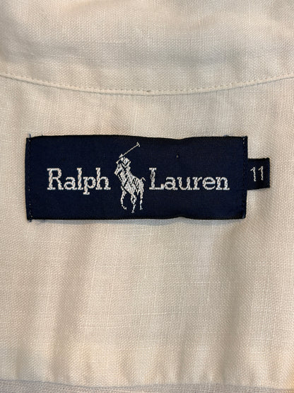 90's Ralph Lauren「IMPACT21 日本企画」リネン半袖シャツ