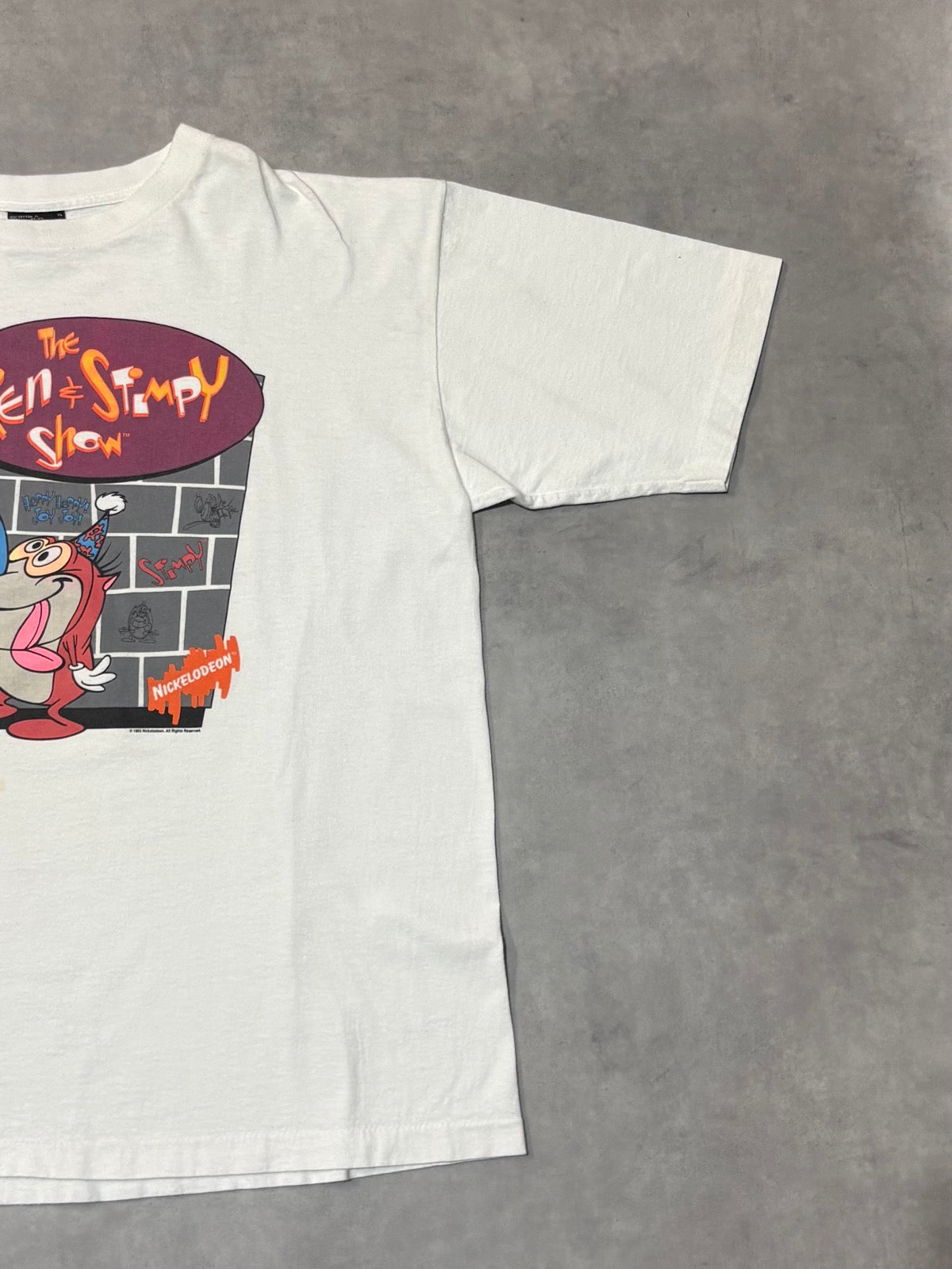 90's Ren & Stimpy「The Ren & Stimpy Show」キャラクターTシャツ
