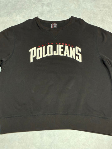90's~00's RALPH LAUREN「POLO JEANS COMPANY」ロゴスウェット