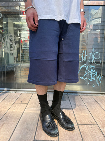 REMAKE  SWEATS DOUBLE KNEE SHORTS
