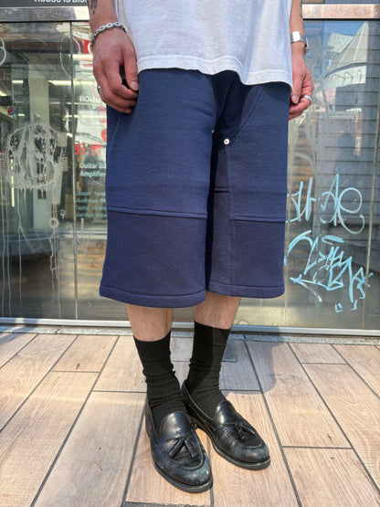 REMAKE  SWEATS DOUBLE KNEE SHORTS