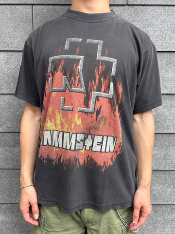 00's RAMMSTEIN 「Flaming Logo」バンドTシャツ