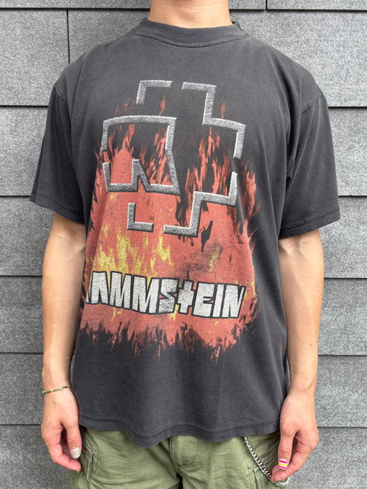 00's RAMMSTEIN 「Flaming Logo」バンドTシャツ