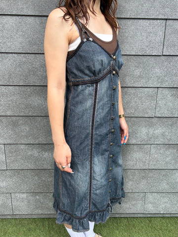 「Esprit」デニムキャミワンピース