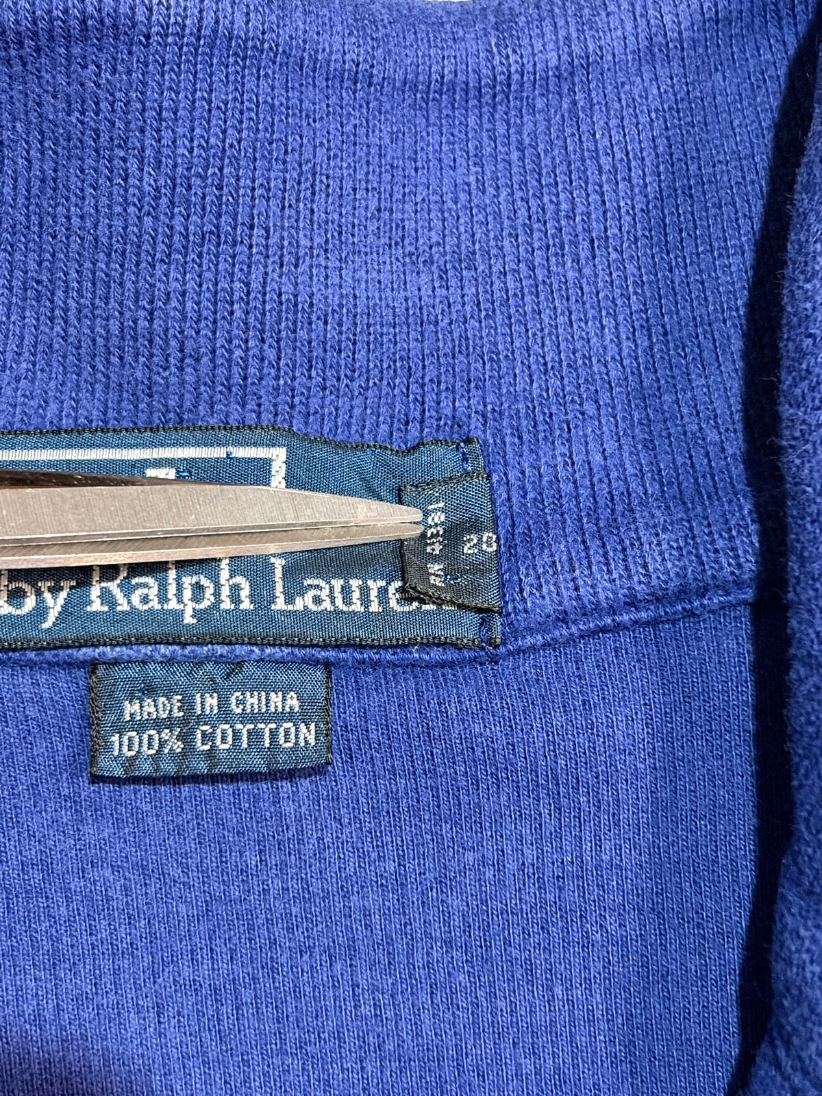 90's POLO BY RALPH LAUREN ハーフジップニット