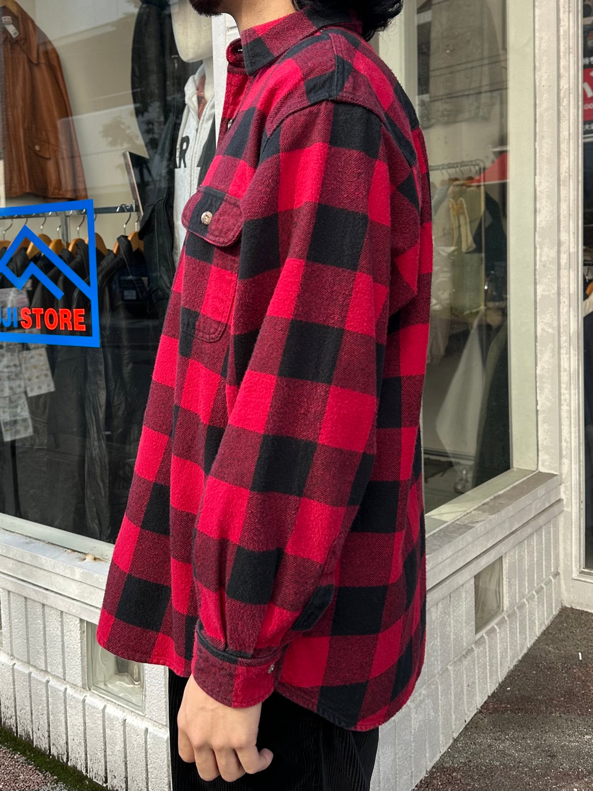 00's FIELD&STREAM「Buffalo Check」コットンフランネルシャツ