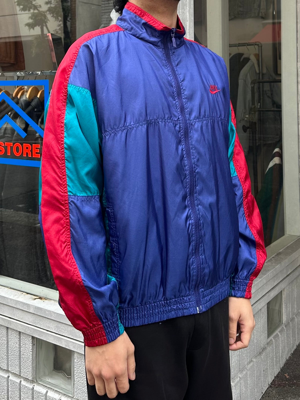 90's NIKE「silver tag」ナイロンジャケット