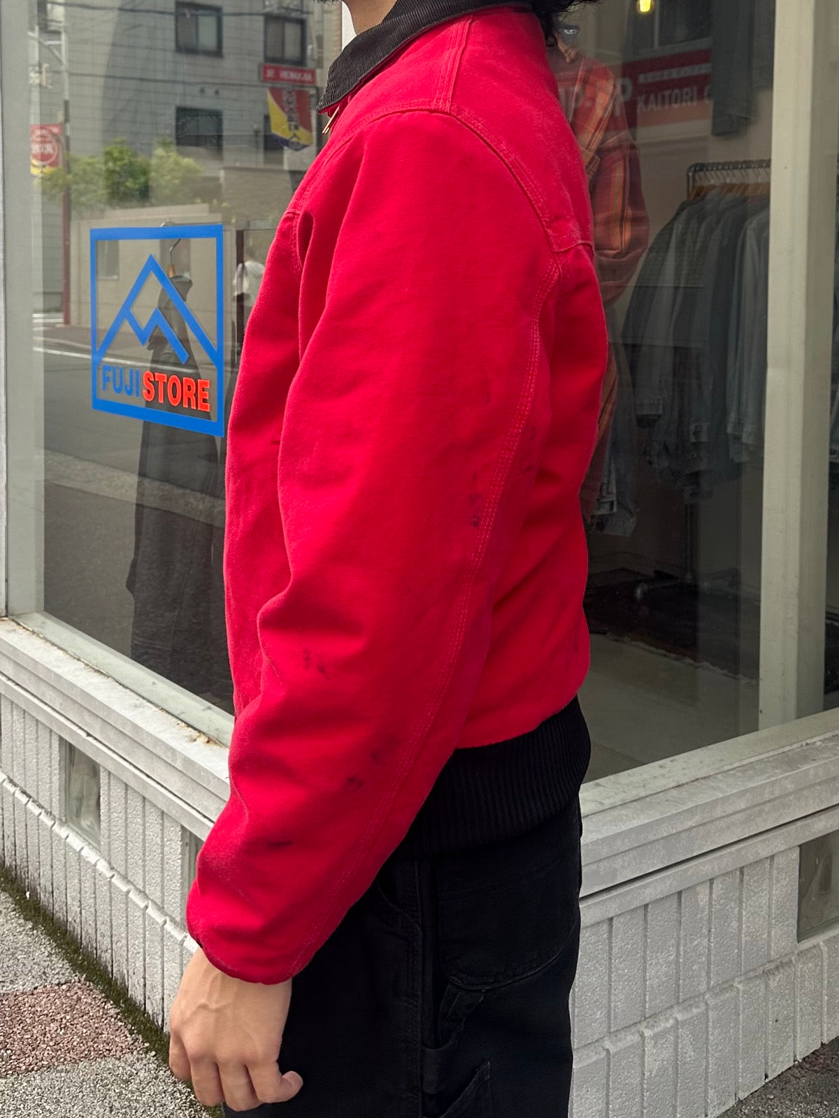 80's CARHARTT「J13 RED」サンタフェジャケット