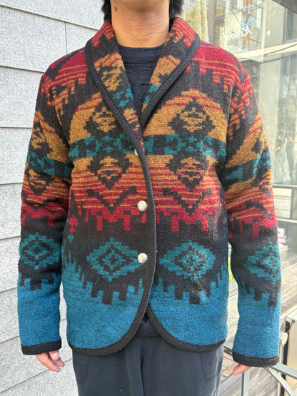80's WoolRich「ネイティブ柄」USA製 ウールジャケット