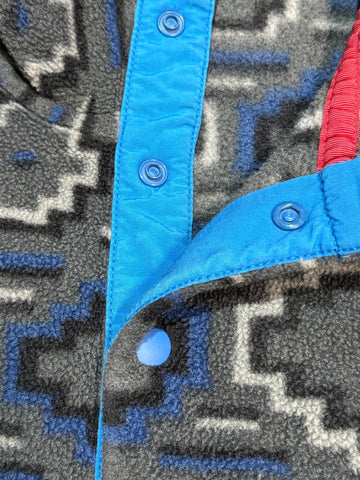 10's PATAGONIA Synchilla Snap-T「ヤナバ柄」フリースプルオーバー