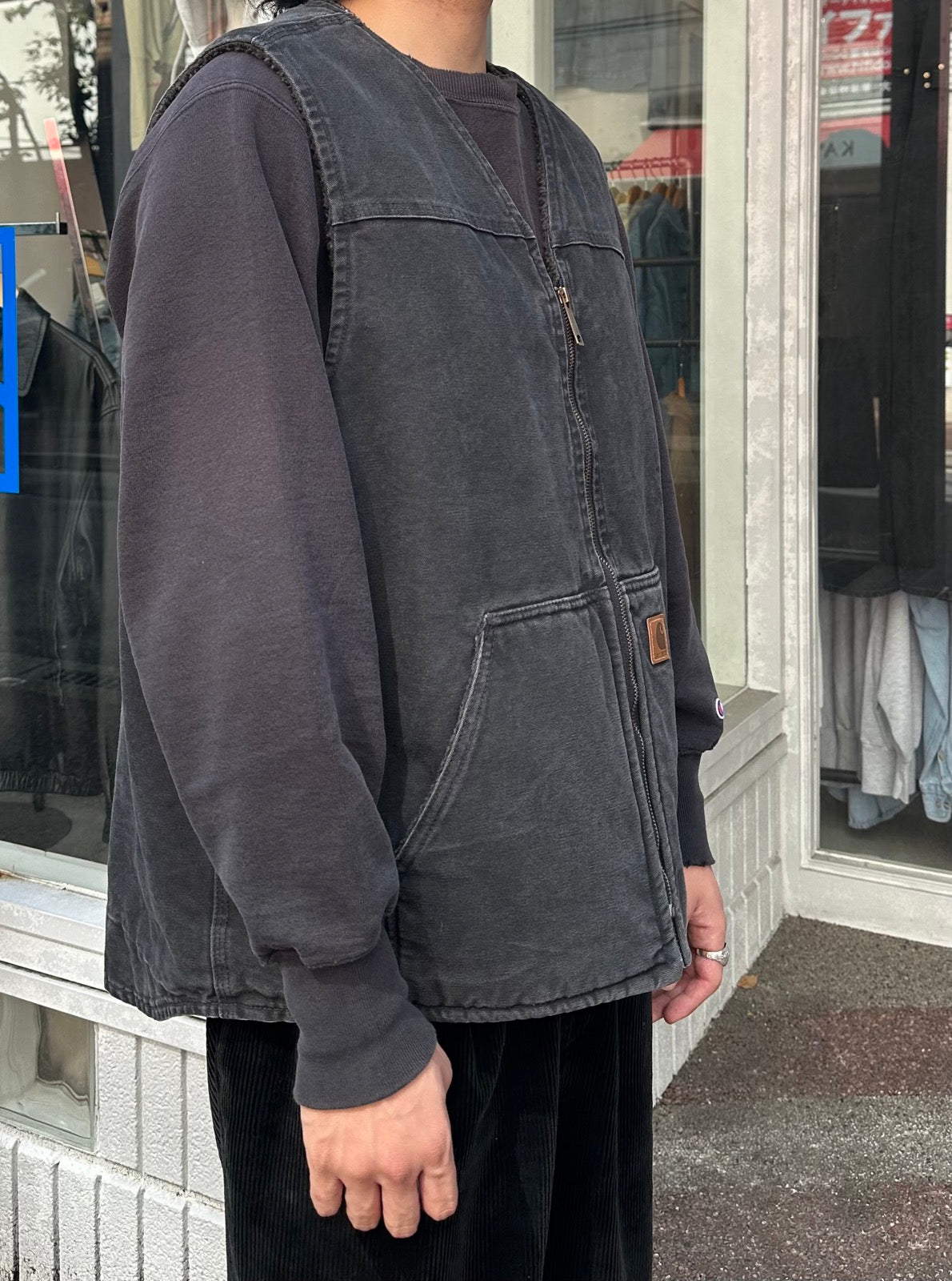 00's CARHARTT「V26-BLK」USA製 ダックベスト