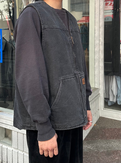 00's CARHARTT「V26-BLK」USA製 ダックベスト