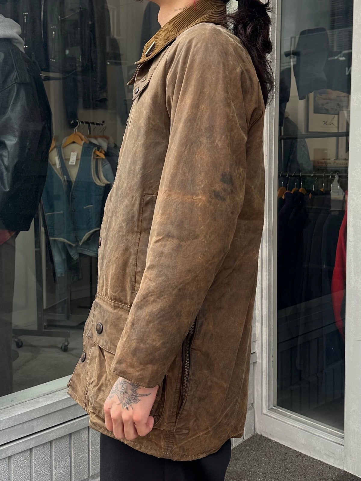 90's BARBOUR「MOORLAND」オイルドジャケット