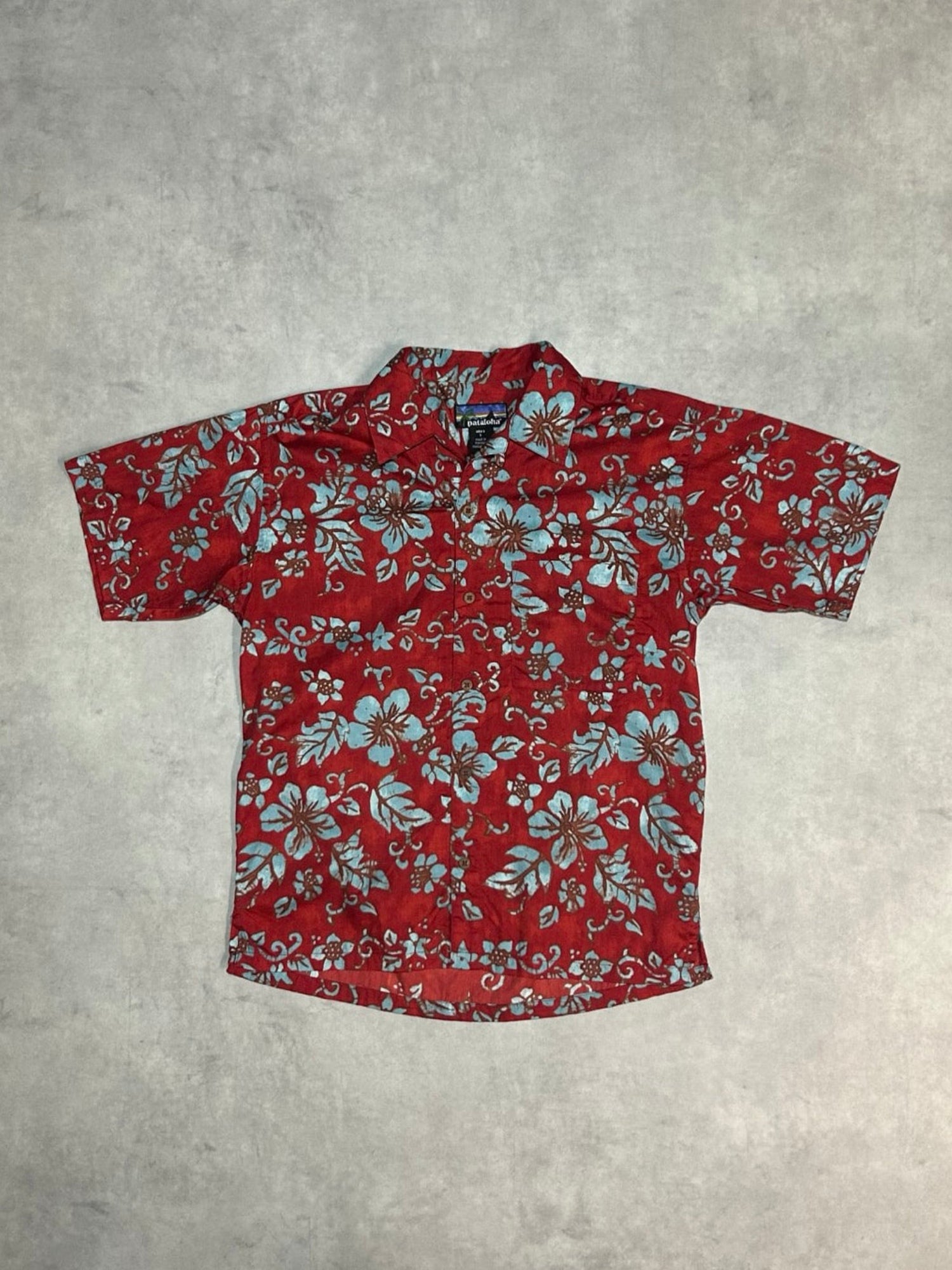 00's PATAGONIA「Pataloha」ハイビスカス柄　アロハシャツ