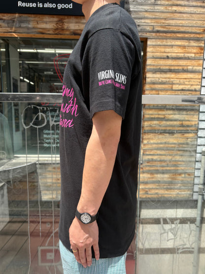 90'「Virginia Slims 」グラフィックTシャツ