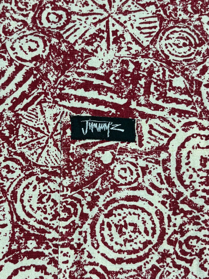 80's~90's JIMMY'Z「総柄」USA製 オープンカラーシャツ