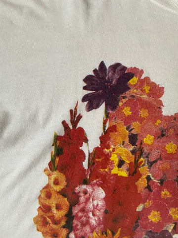 90's ひと束の花 グラフィックTシャツ
