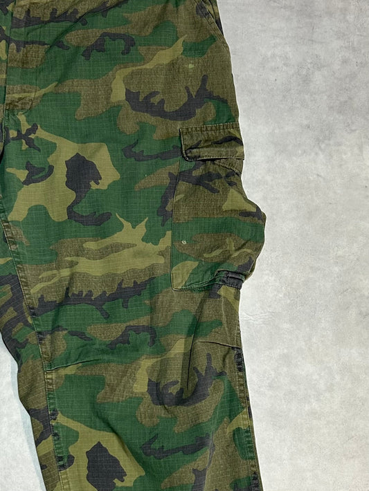 60's〜70's U.S.ARMY「woodland camo」USA製 カーゴパンツ