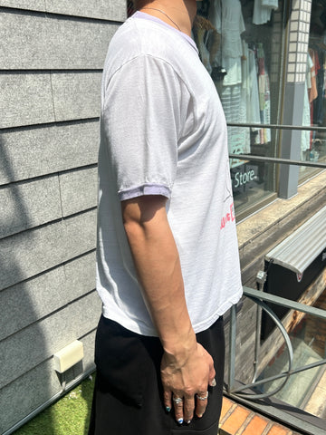 80's Walt Disney World 「白足ミッキーBILLネーム」キャラクターTシャツ