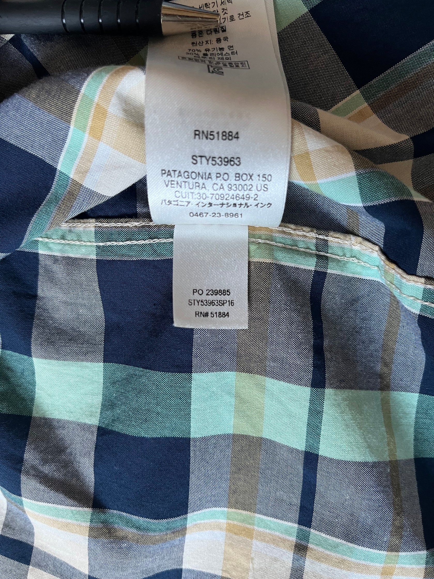 10’s PATAGONIA 「Fezzman Shirt」チェックシャツ