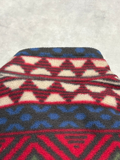 90's PATAGONIA Synchilla Snap-T「サルティーヨ柄」フリースプルオーバー