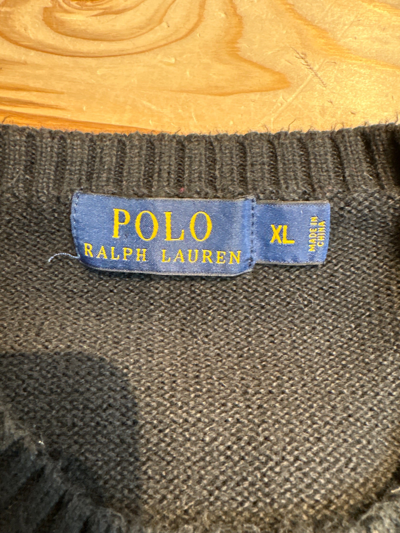 00's「RALPH LAUREN」ワンポイントニット