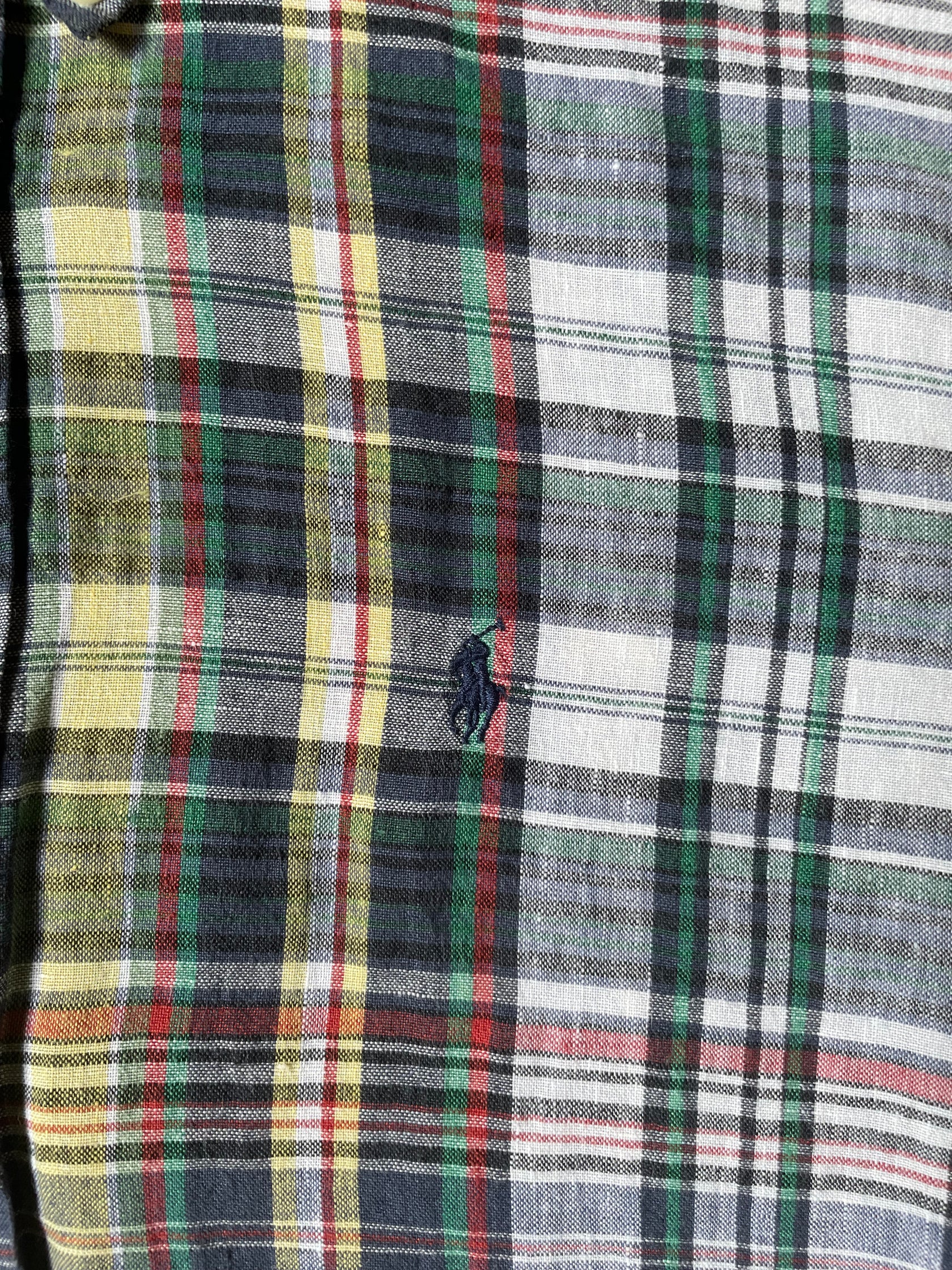 00's RALPH LAUREN「CUSTOM FIT」長袖チェックシャツ