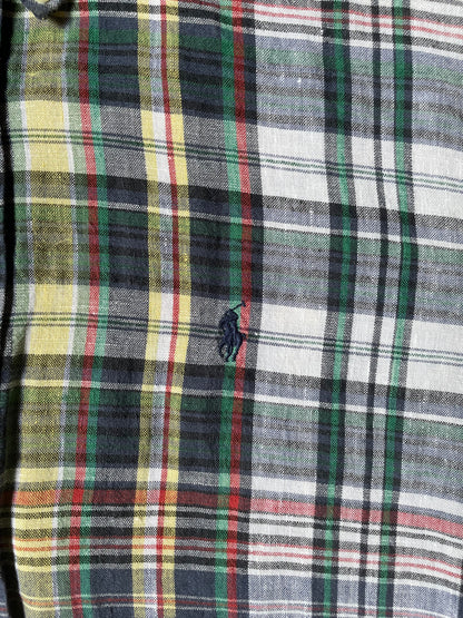 00's RALPH LAUREN「CUSTOM FIT」長袖チェックシャツ