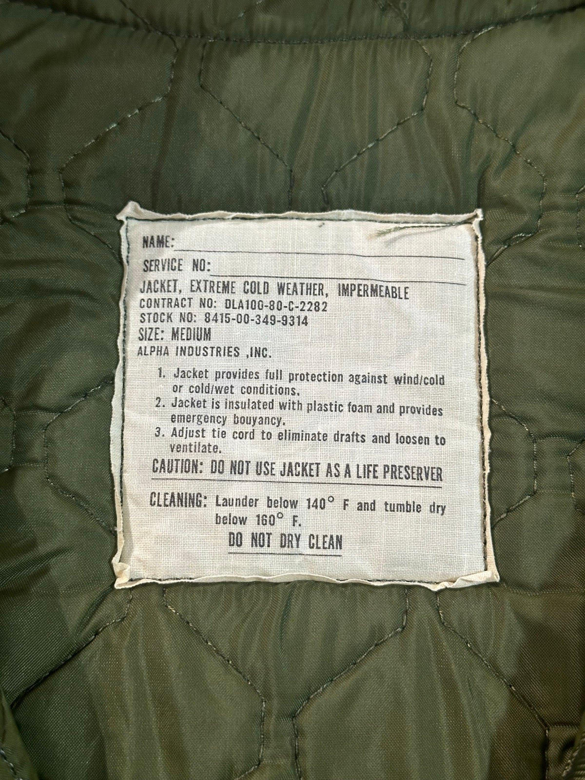 80's U.S.NAVY「A-1」デッキジャケット