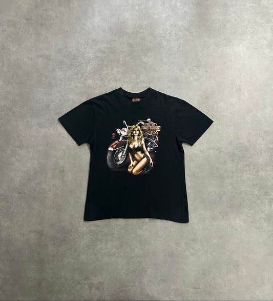 90's HARLEY-DAVIDSON「TOP HEAVY P/L AUSTRALIA」ハーレーダビッドソンTシャツ