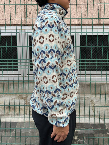10's PATAGONIA Synchilla Snap-T「ツンドラクラスター柄」フリースプルオーバー