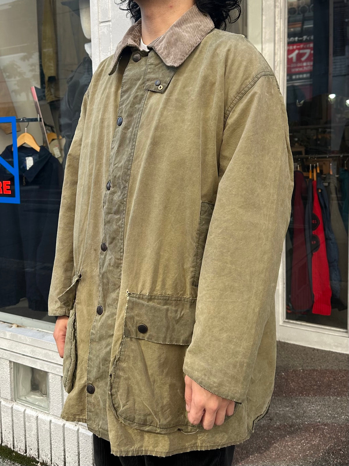 90's BARBOUR「BORDER」オイルドジャケット